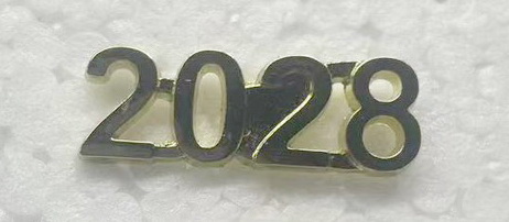 2028 Metal Insert, Gold - Box of 25