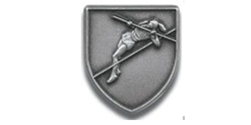 Pole Vault (Female) Lapel Pin, Multiple Finishes