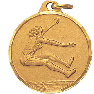 Track Long Jump Medal 1 1/4