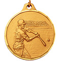 Baseball Batter Medal 1 1/4