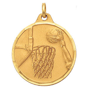 General Basketball Hoop Medal 1 1/4
