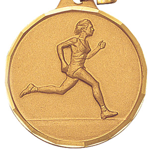Track Runner Medal 1 1/4