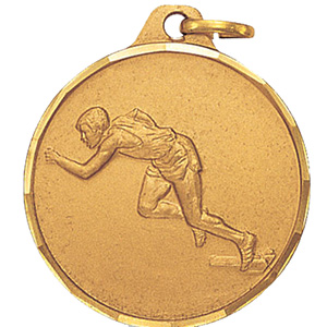 Track Dash Medal 1 1/4