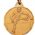 Track Hurdles Medal 1 1/4