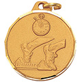 Track Starting Block Medal 1 1/4