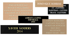 Engraved Plaques