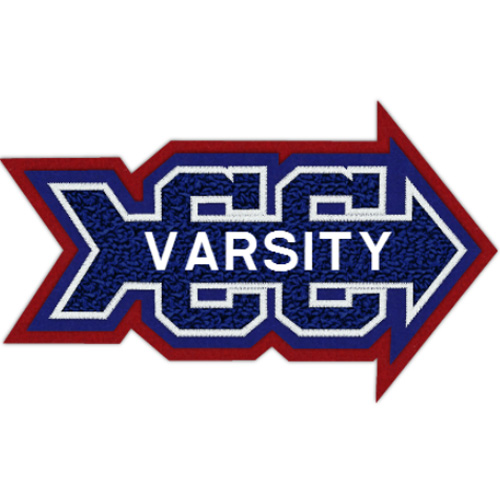 Cross Country Sports Patch for Varsity Jacket