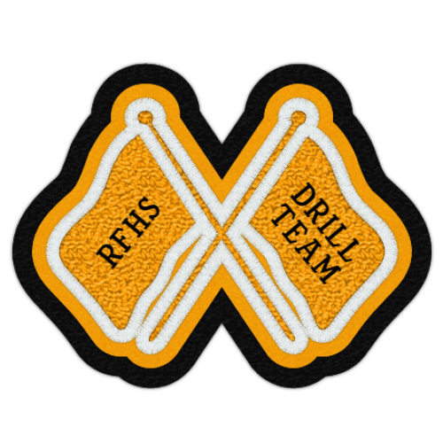 Crossed Flags Patch 3