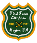 6 Point Shield Shape Field Hockey Patch 4