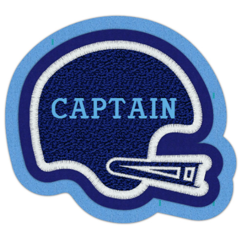 Football Helmet Patch 3