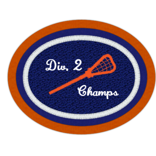 Oval Shape Lacrosse Patch 3