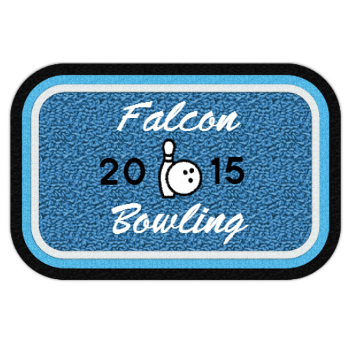 Rounded Rectangle Shape Bowling Patch 5