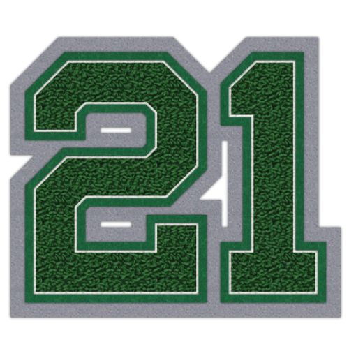 2021 Two Digit Graduation Year Patch, 4