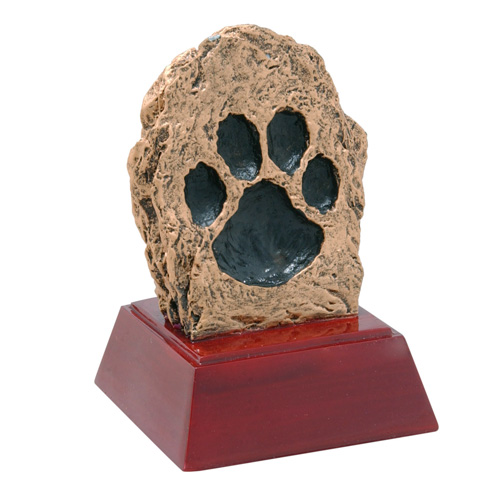 Paw Print Trophy