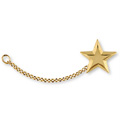 Star Guard Pin, Gold-tone Metal