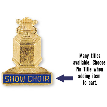 Lyre Music Award Pins