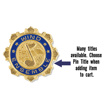 Round Music Award Pins