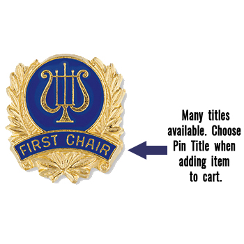 Wreath Music Award Pins