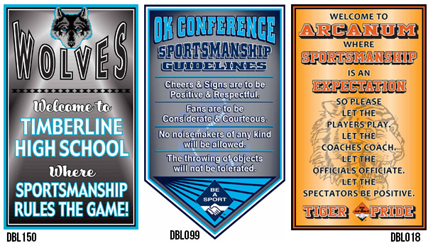 Sportsmanship Banners