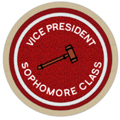 Circle Shape Student Government Patch 4